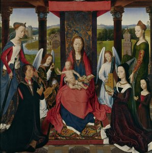 The Virgin and Child with Saints and Donors, a Panel from 